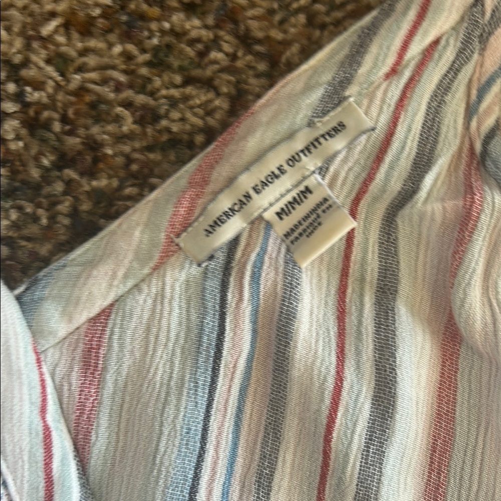 Striped Ruffle Romper - Picture 3 of 3